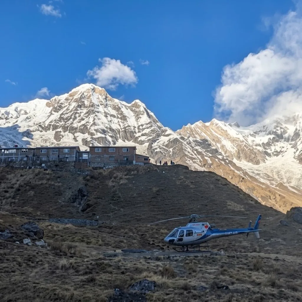 Langtang Valley Helicopter Return Trek From Kynajing