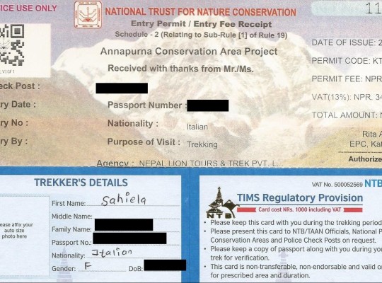Legal Permits for Trekking